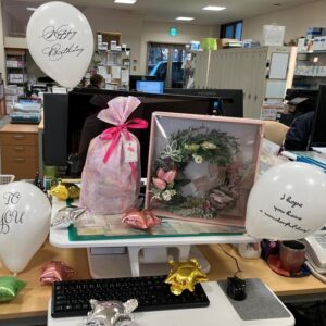 誕生日祝いありがとうございました！